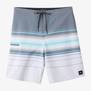 O'Neill Men's Gray and Blue Swim Shorts